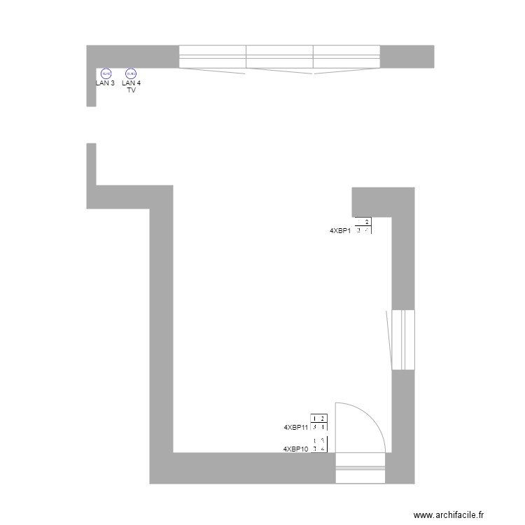 Ereffe  Rez cuisine Electricité. Plan de 0 pièce et 0 m2