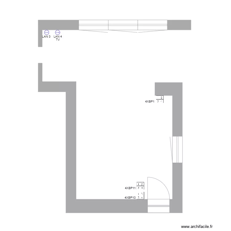 Ereffe Rez cuisine Electricité. Plan de Ereffe Rez cuisine Electricité. Plan de