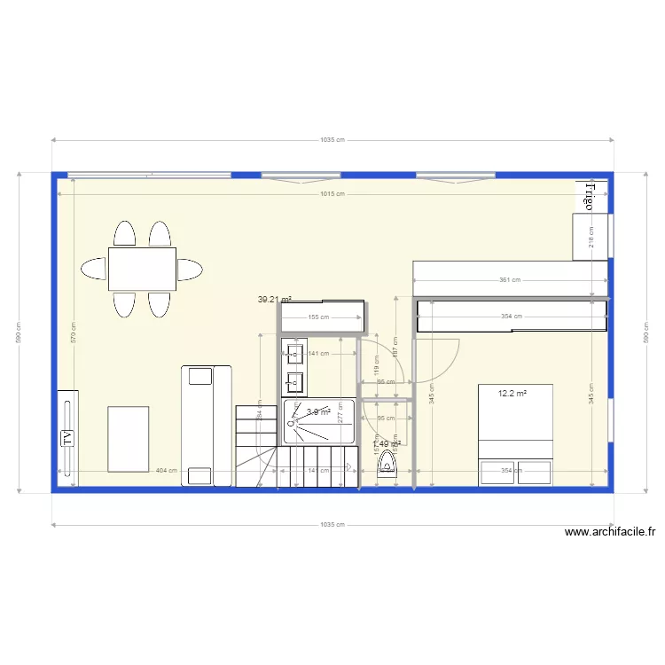 Gradignan Annexe RDC. Plan de 