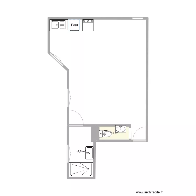 T2 Issy les Moulineaux Projet. Plan de 