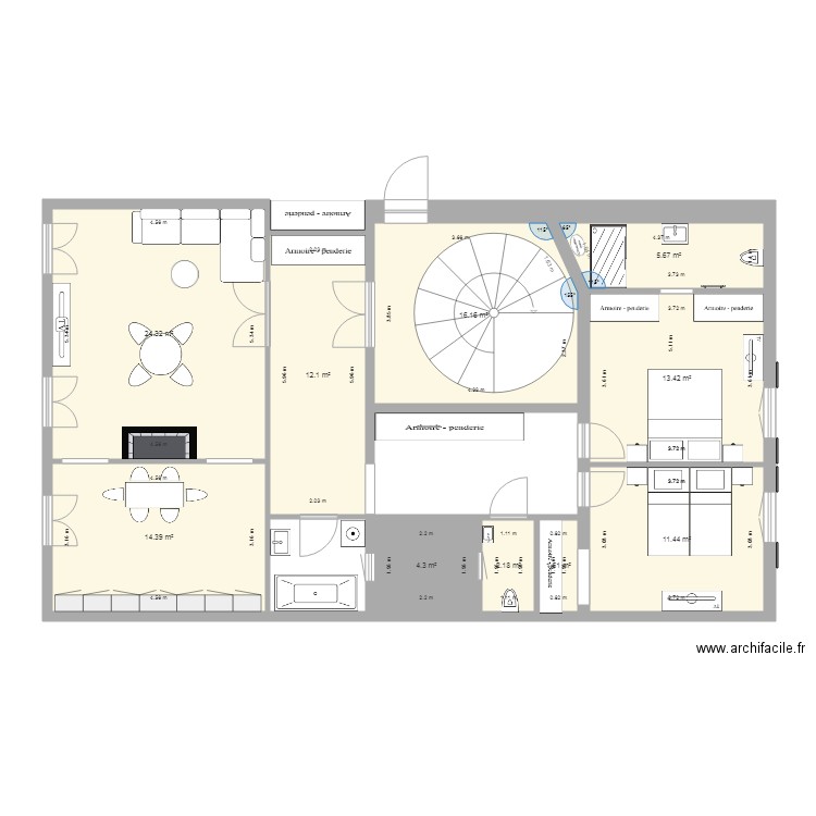 GUERIN PLAN PARTIE 1. Plan de 0 pièce et 0 m2