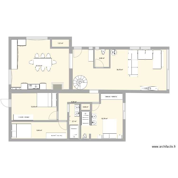 Plan Maison V4. Plan de 0 pièce et 0 m2
