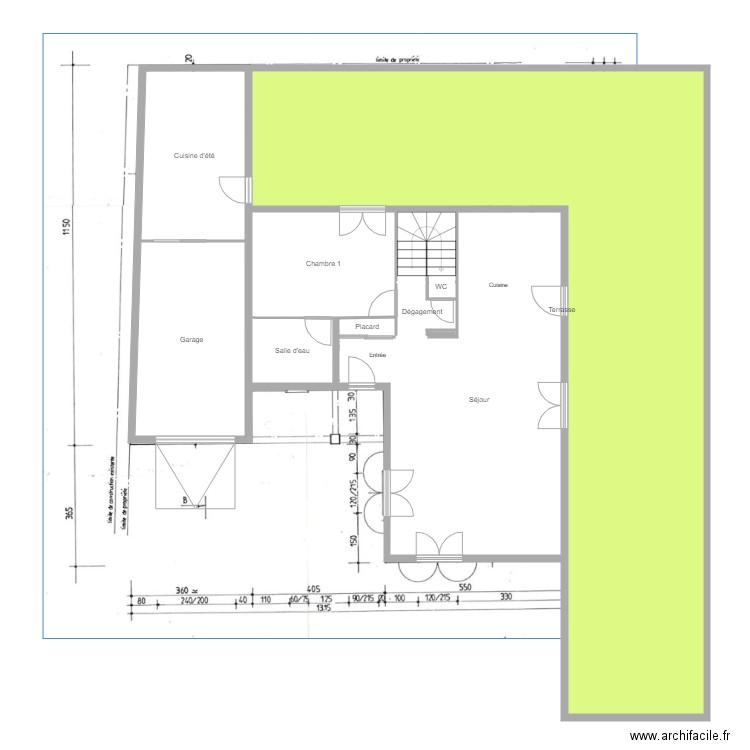 Jebabli plan niv 1. Plan de 0 pièce et 0 m2