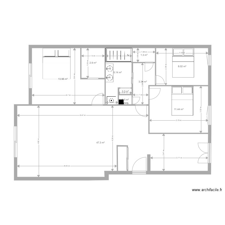 Pierrot 2. Plan de 0 pièce et 0 m2