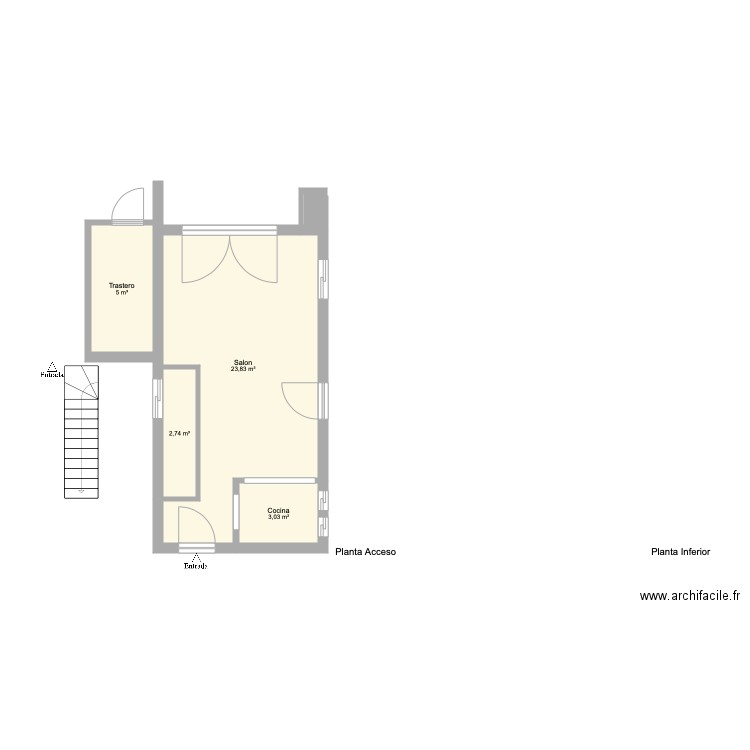 NERJA 20211106 alta. Plan de 5 pièces et 35 m2