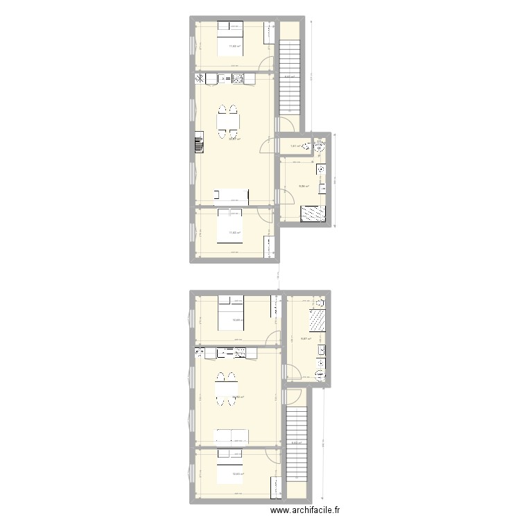 appart Mas Thibert 3. Plan de 0 pièce et 0 m2
