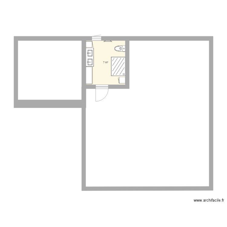 SDB 01 etage. Plan de 0 pièce et 0 m2