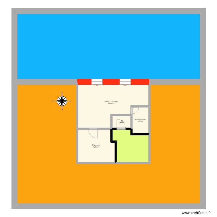 Plan Seth 11. Plan de 7 pièces et 280 m2