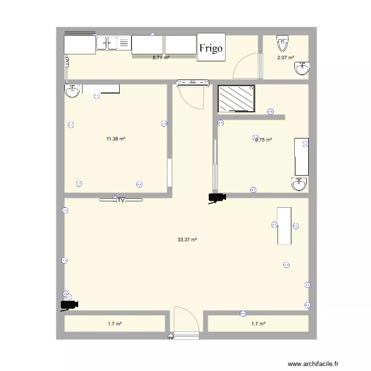 local sephora myriam. Plan de local sephora myriam. Plan de