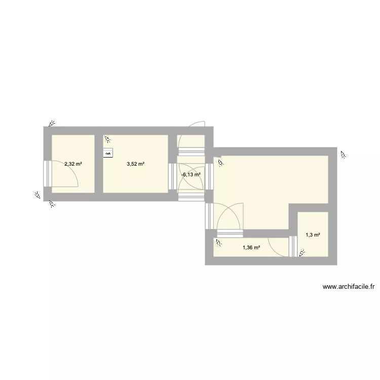 Descart Maison Priver. Plan de 