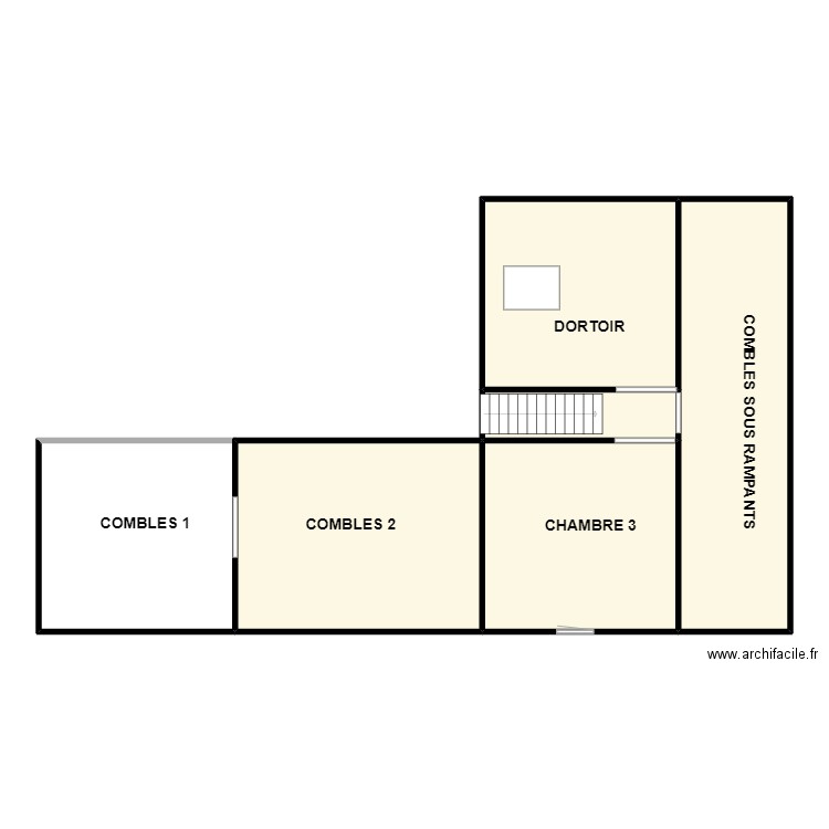 SUZINEAU 1. Plan de 5 pièces et 116 m2