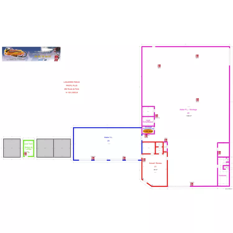 PROFIL PLUS LISIEUX. Plan de 