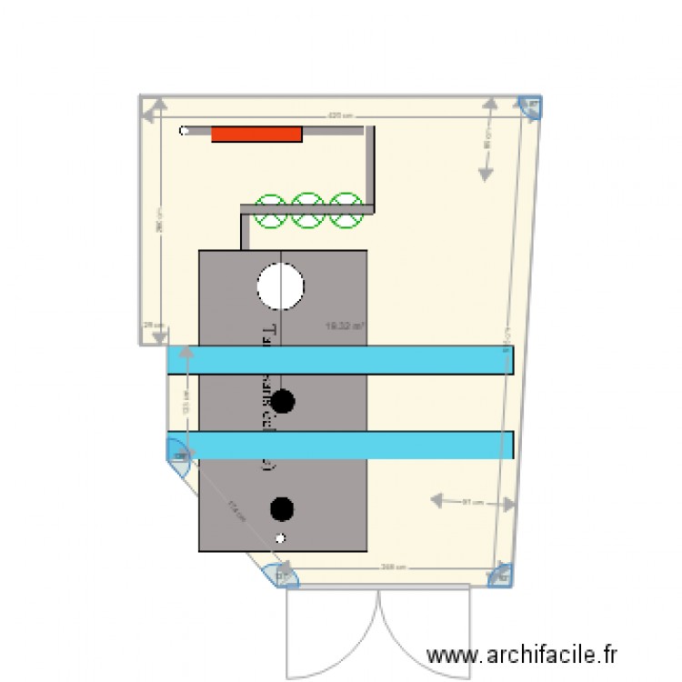 Agencement salle turbine 5. Plan de 0 pièce et 0 m2