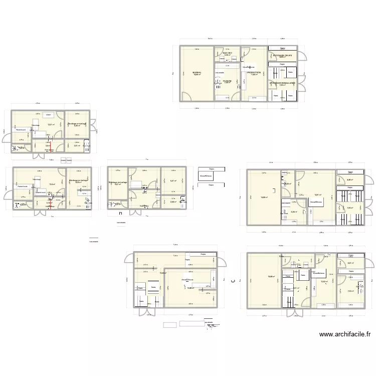 CEO Pailler. Plan de 33 et 260 m² CEO Pailler. Plan de 33 et 260 m²