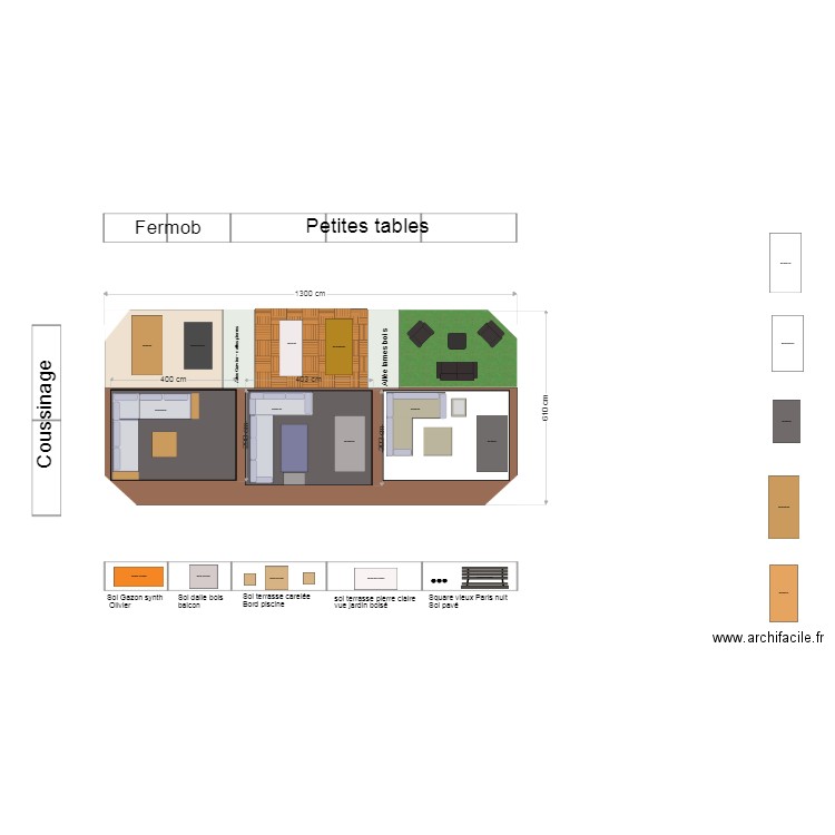 Mobilier 2021. Plan de 0 pièce et 0 m2