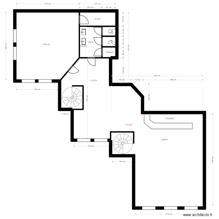 Greta Padovani Etage . Plan de 0 pièce et 0 m2