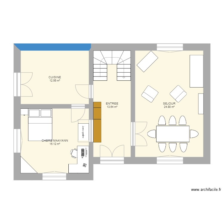 DlB RDC. Plan de 0 pièce et 0 m2