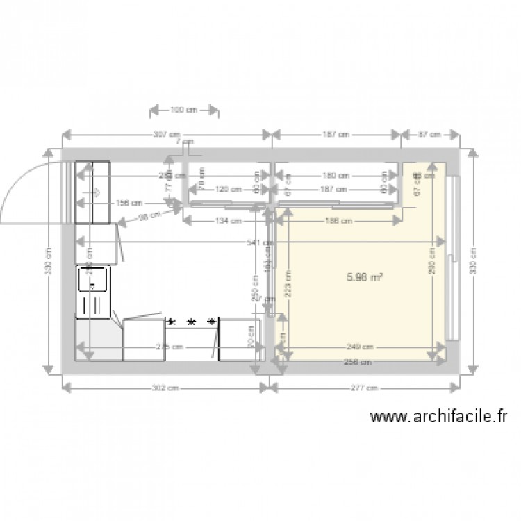 Buanderie Mariejo 2 portes 153. Plan de 0 pièce et 0 m2