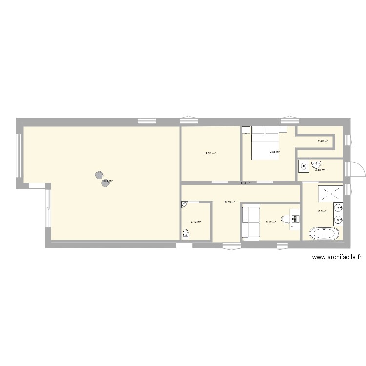 maison2. Plan de 0 pièce et 0 m2