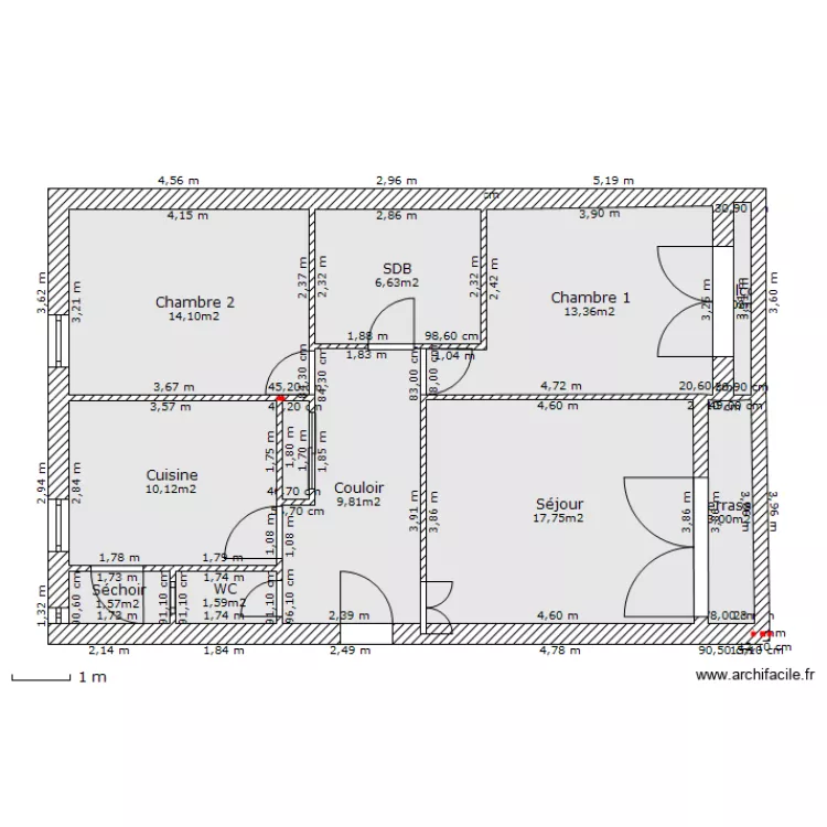 appartement. Plan de 