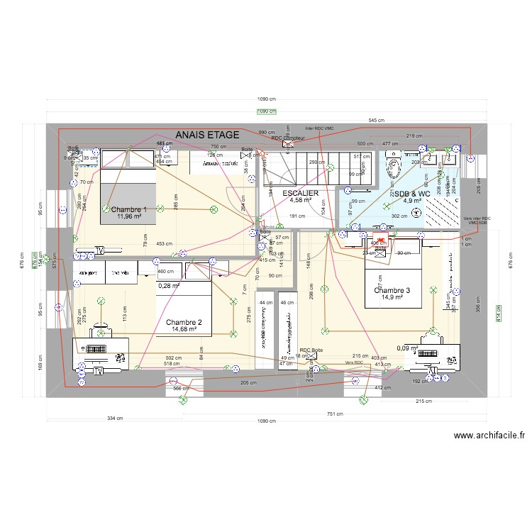 ANAIS Diane 2023. Plan de 0 pièce et 0 m2