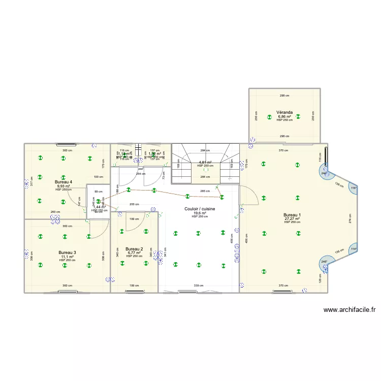 LECOMTE BAILLON. Plan de 