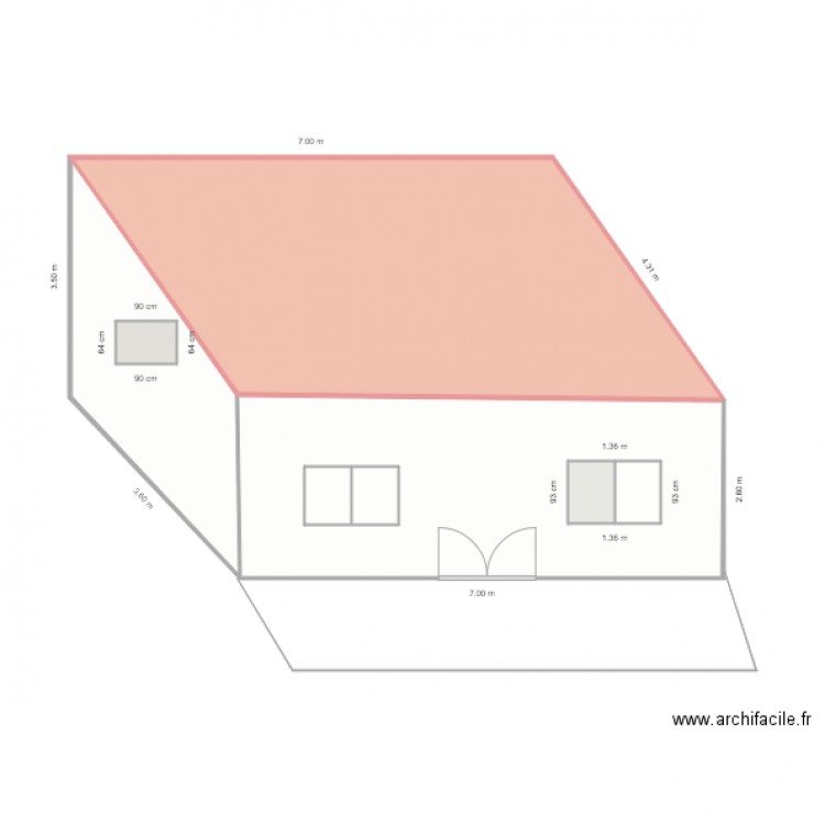 PCMI 5 MAISON SUD. Plan de 0 pièce et 0 m2