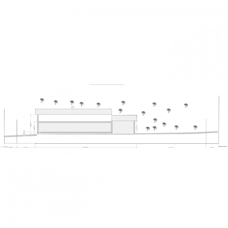 Coupe Paysagere Cc 100e. Plan de 0 pièce et 0 m2