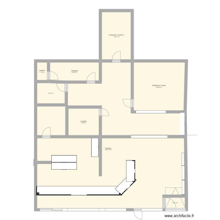 bputique. Plan de 0 pièce et 0 m2