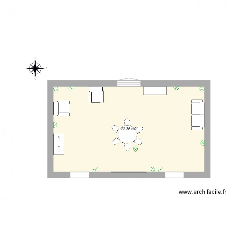 plan de la salle de lecture. Plan de 0 pièce et 0 m2