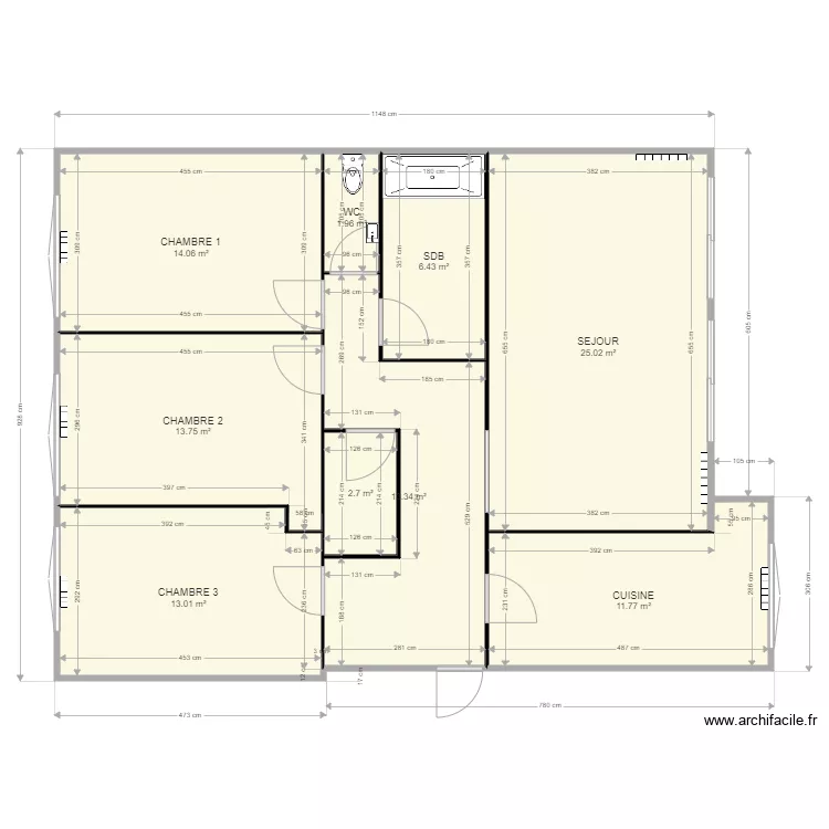 JAUDON EDL 1. Plan de 