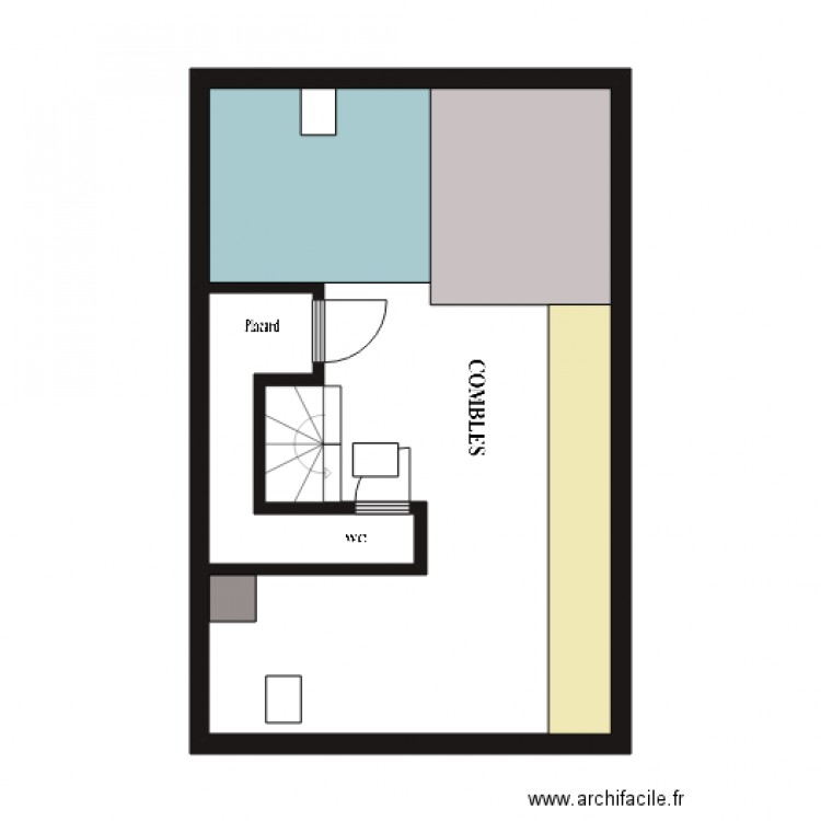 COMBLES PLAN. Plan de 0 pièce et 0 m2