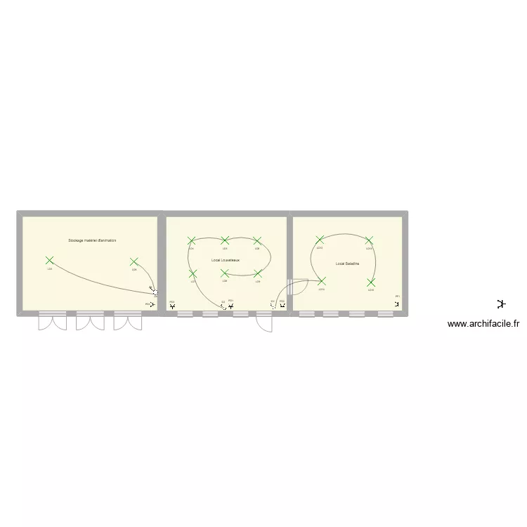 Plan Elec scouts. Plan de 