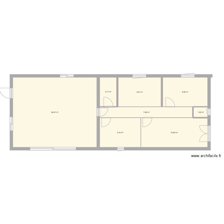 ST GEOURS. Plan de 0 pièce et 0 m2