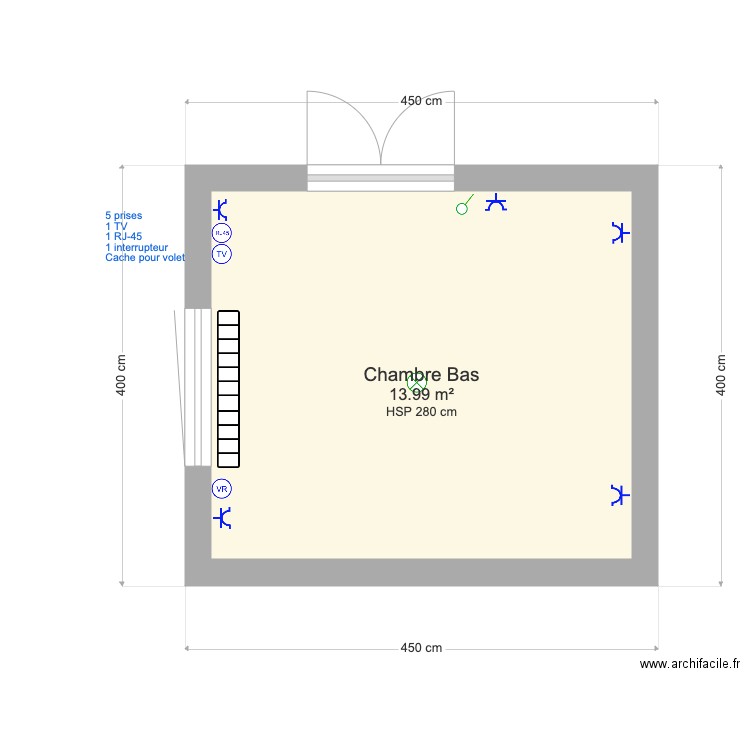 Maison Emanuel  Chambre Bas. Plan de 0 pièce et 0 m2