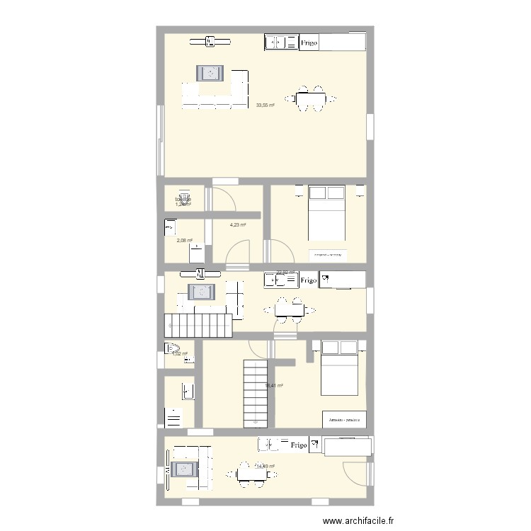 naima maslives gite 1. Plan de 0 pièce et 0 m2