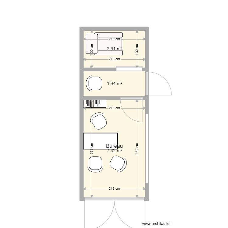  Neimry 1 facade. Plan de 0 pièce et 0 m2