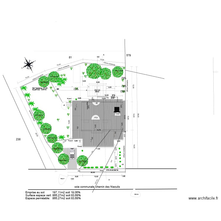 fosse septique. Plan de 0 pièce et 0 m2