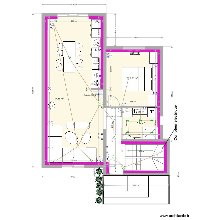 LEROUX  acces arriere 2. Plan de 0 pièce et 0 m2