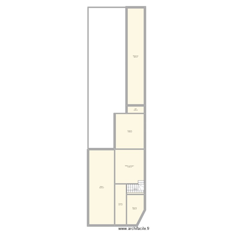 Maison MAUME. Plan de 17 pièces et 179 m2