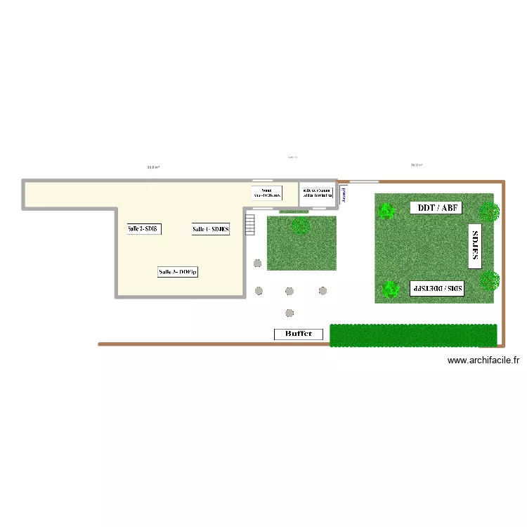 plan sous prefecture - 3 juillet. Plan de 