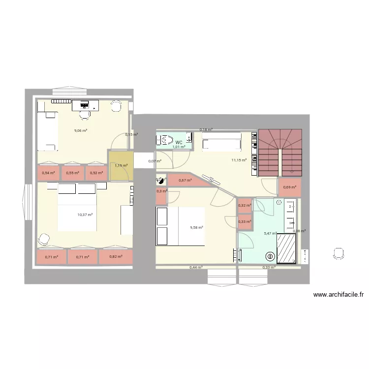 Etage 4 juillet 2021. Plan de Etage 4 juillet 2021. Plan de