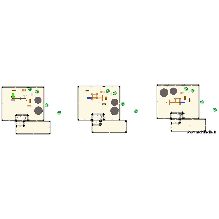 JARDIN. Plan de 23 pièces et 1397 m2