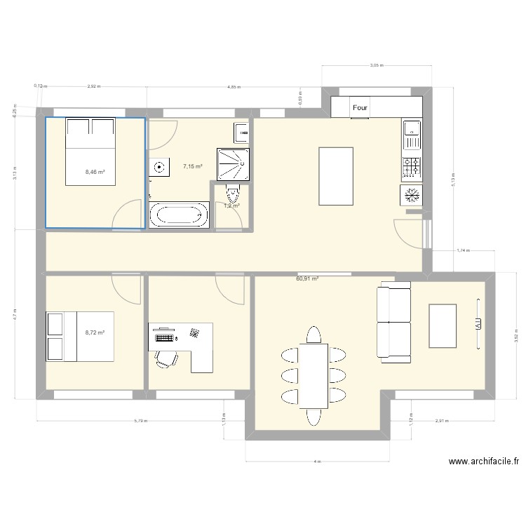 plan pour zinedin. Plan de 0 pièce et 0 m2