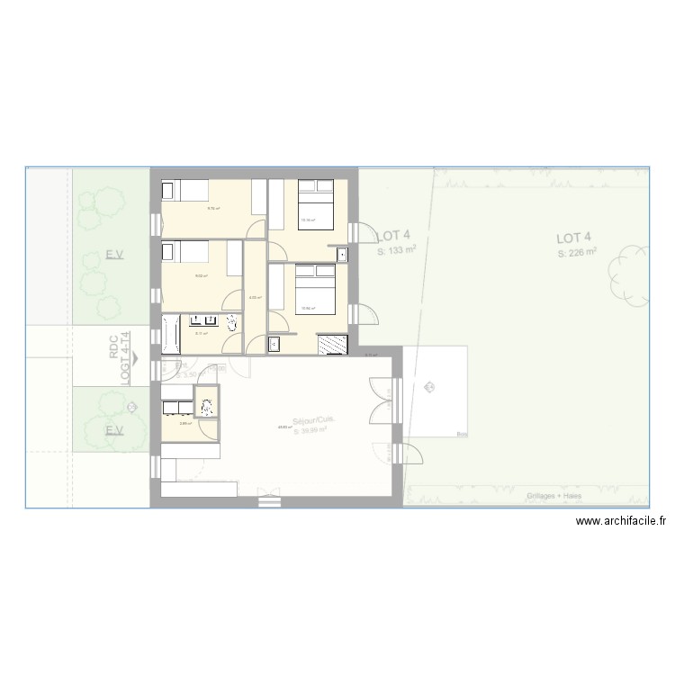 THO. Plan de 0 pièce et 0 m2