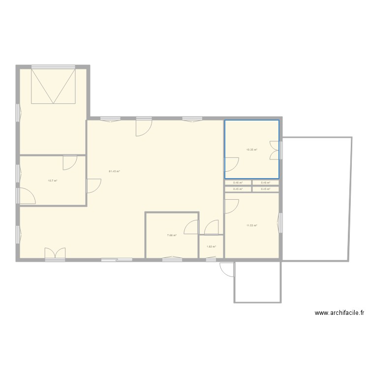 Plan maison avant travaux. Plan de 0 pièce et 0 m2