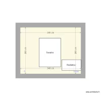 Vue plane Chambre cour