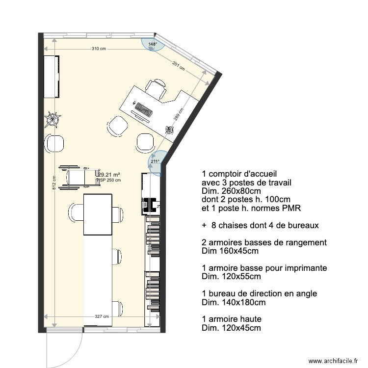 CAMELIAS BUREAUX 1. Plan de 0 pièce et 0 m2