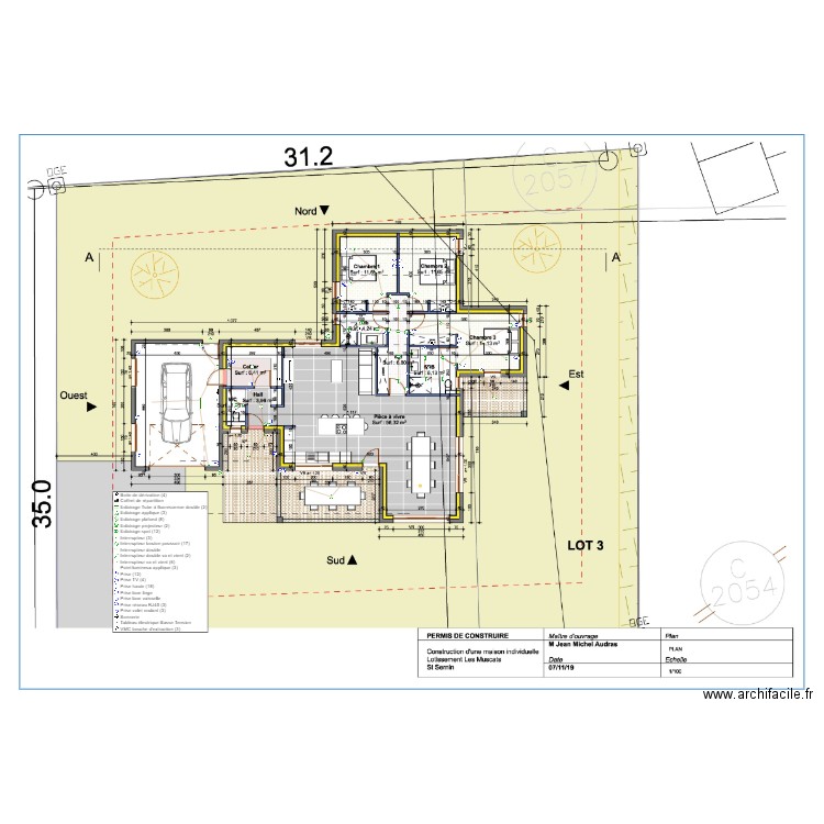 maison Jean Michel. Plan de 0 pièce et 0 m2