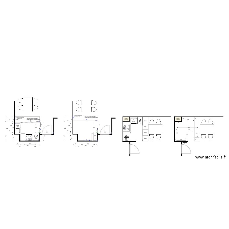 Cuisine aménagement. Plan de 0 pièce et 0 m2